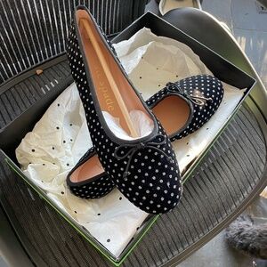 Brand New Kate Spade Marielle Velvet Sparkle Flats